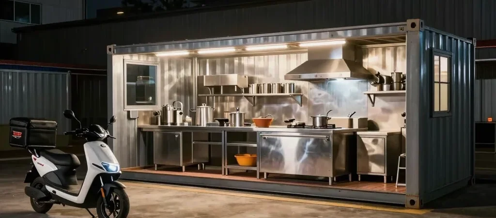 The Secret Shipping Containers Feeding London Delivery Apps